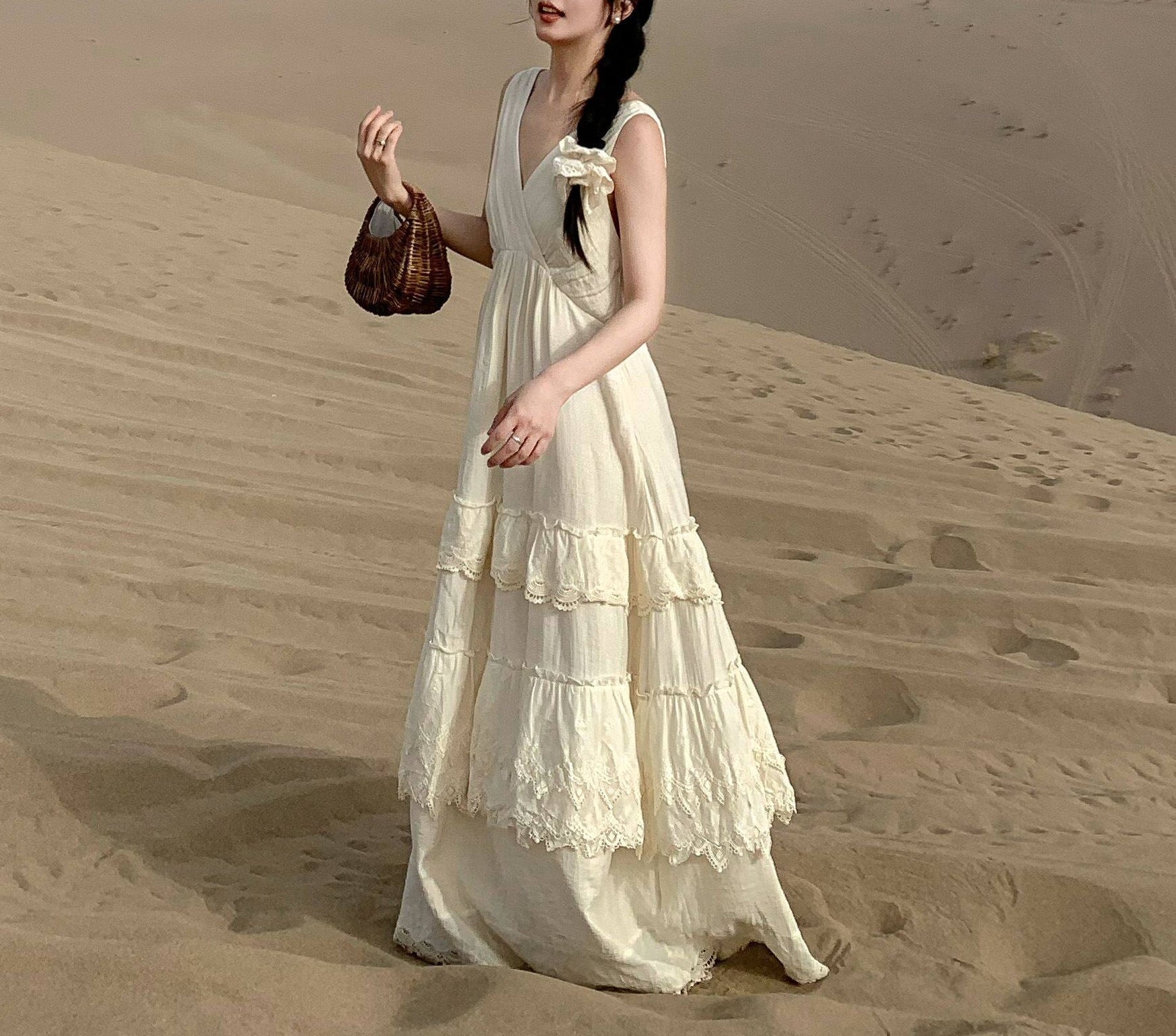 Chiffon Cake Dress (preorder/ 2 colours)