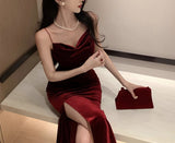 Gion velvet dress (preorder/ 2 colours)