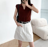 Polo Knit Top (preorder/ 3 colours)