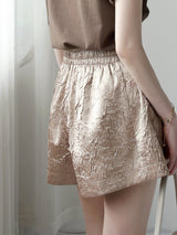 Embossed Oriental Shorts (ready stock/ 2 colours)