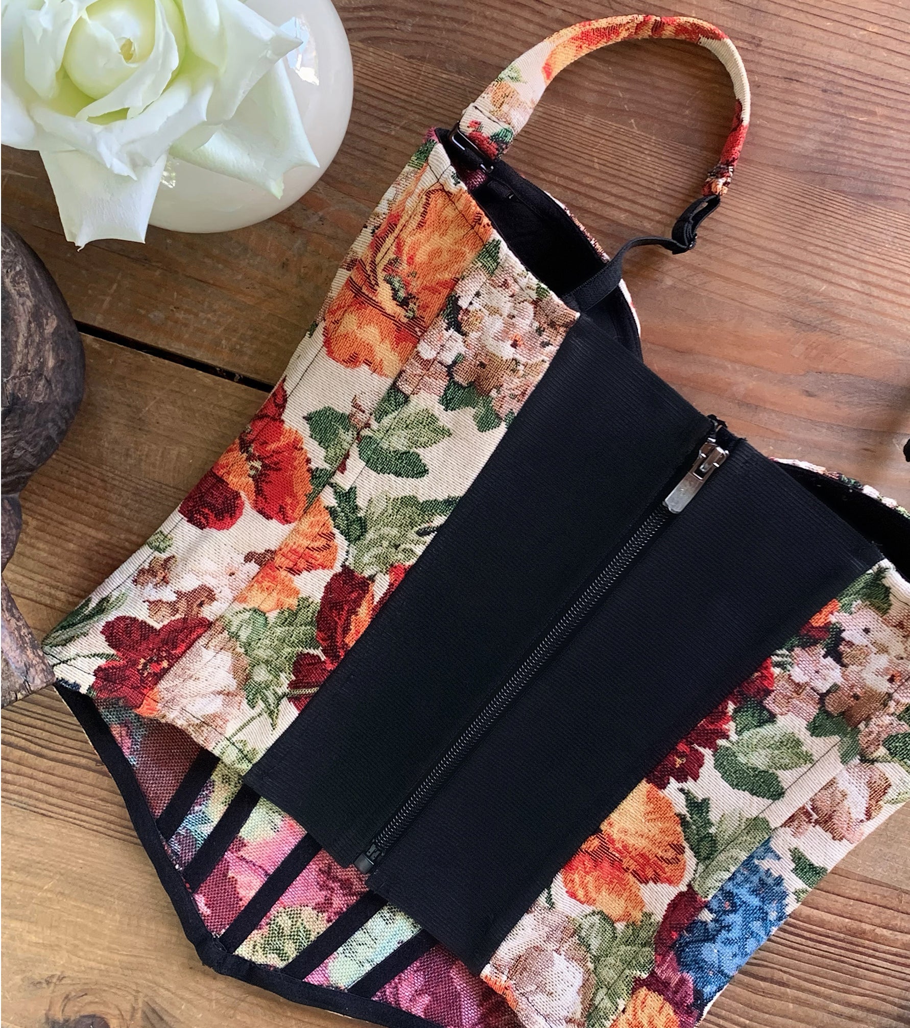 Rose floral corset top (preorder)