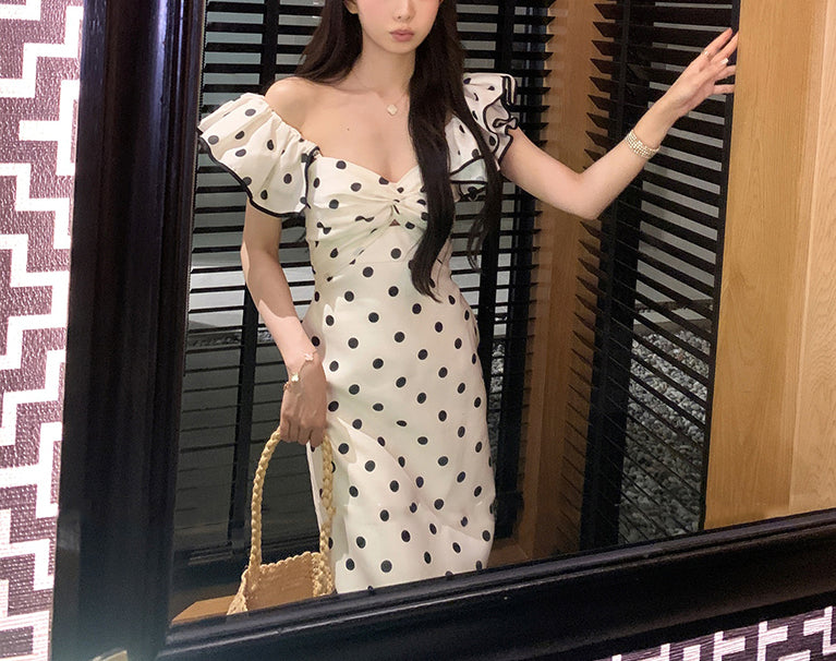 Polky dress (preorder/ 2 colours)