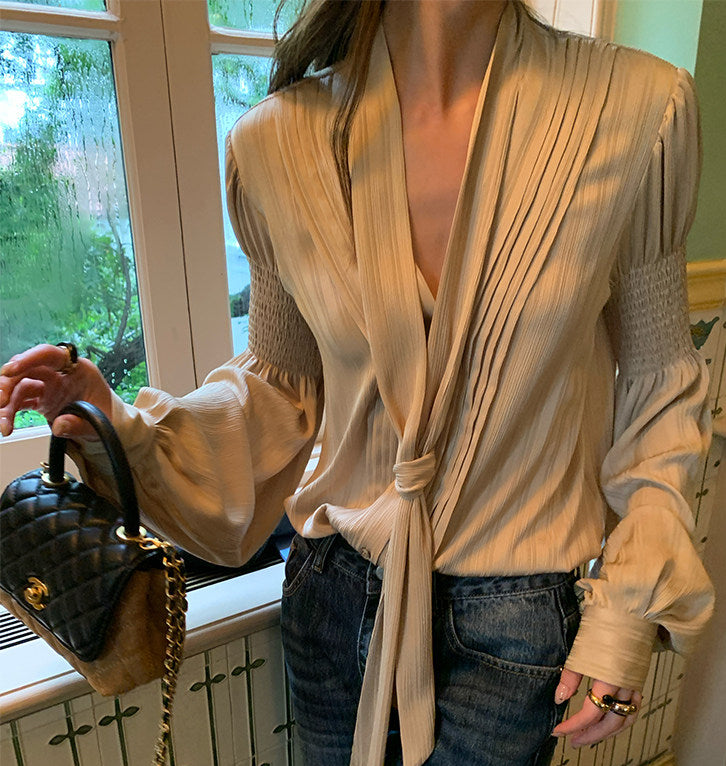 Billowy shirt top (preorder)