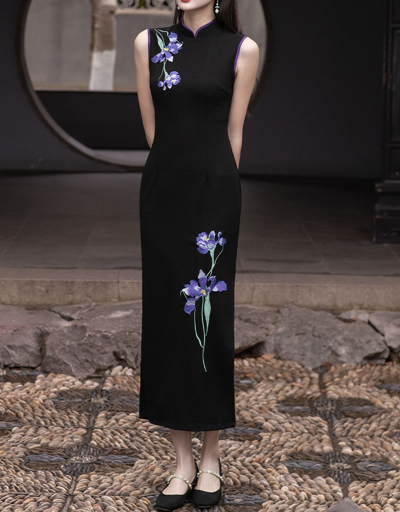 Orchid cheongsam (preorder/ 2 styles)