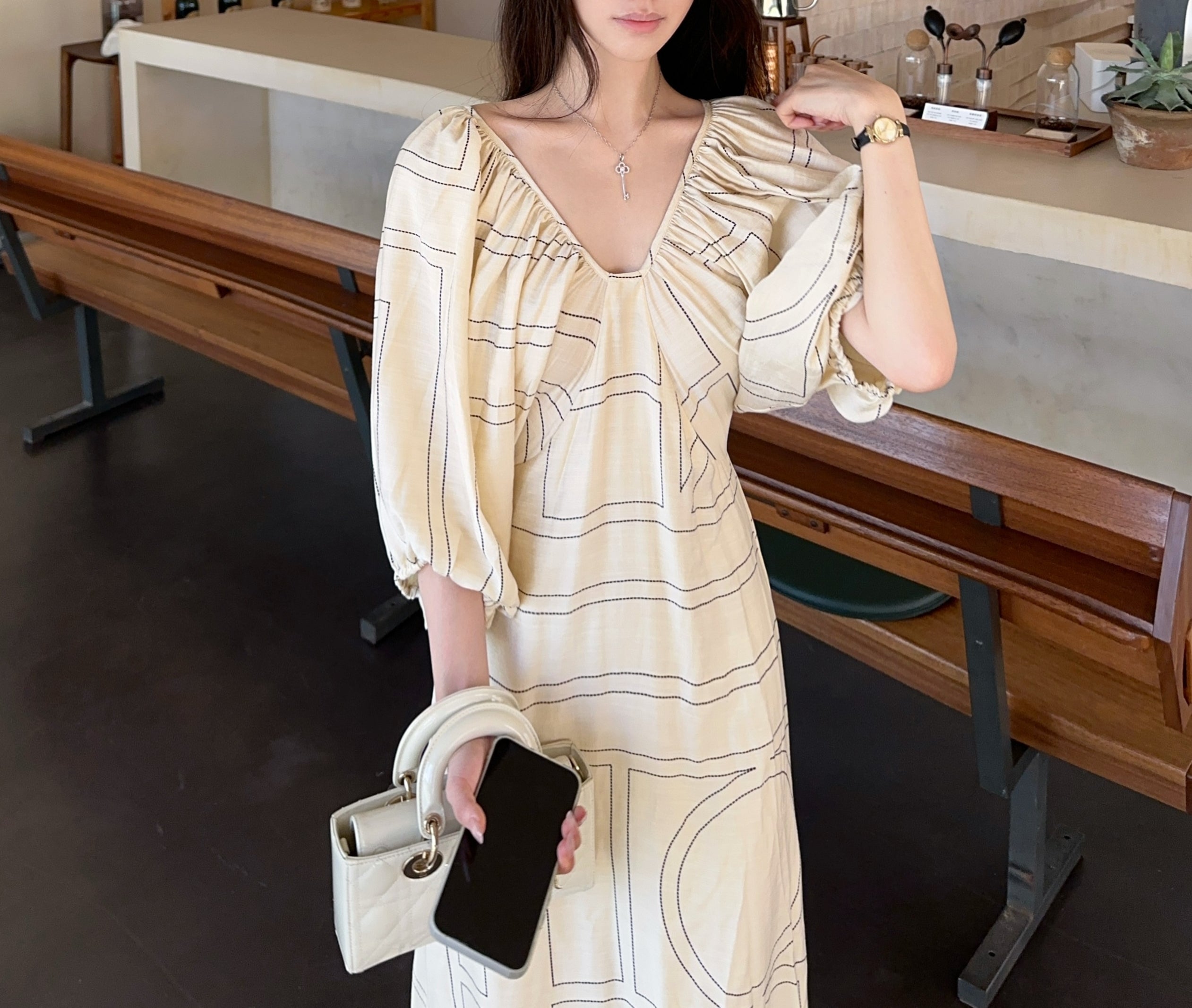 Aztec resort dress (preorder/ 3 colours)