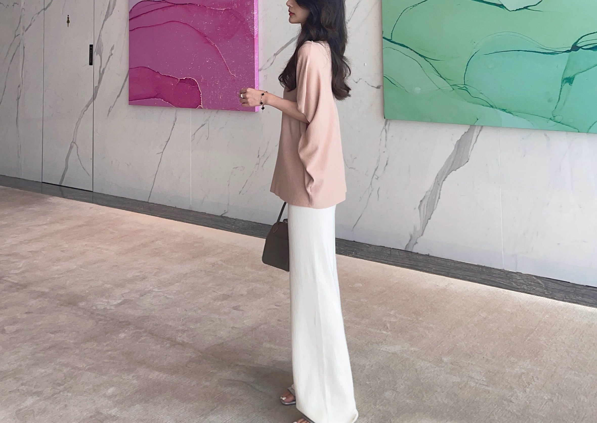 Iris top (ready stock in pink/ 4 colours)