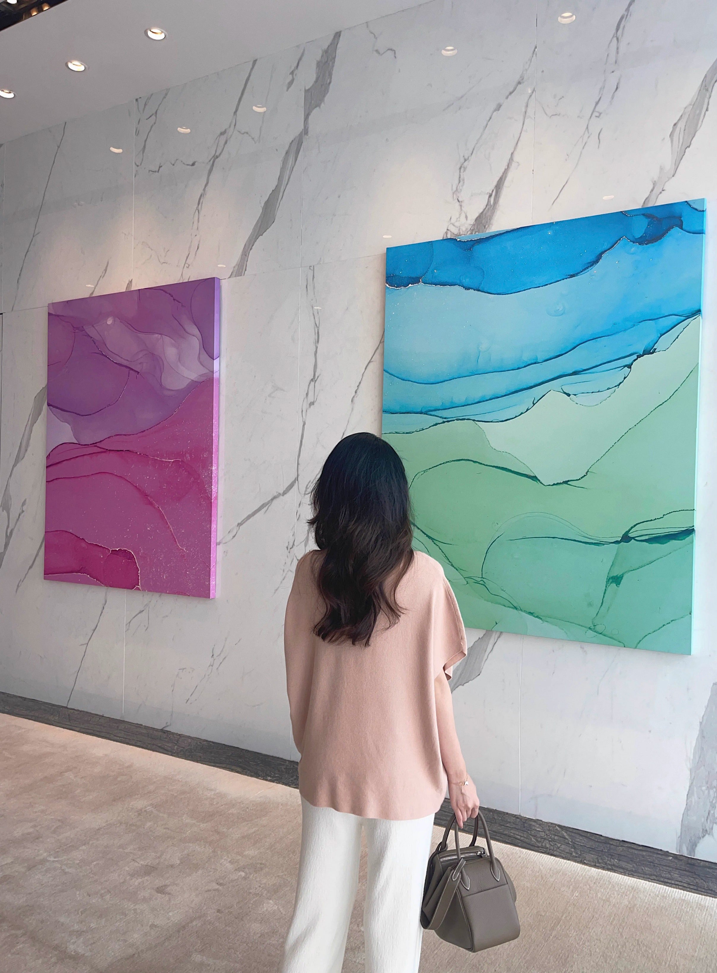 Iris top (ready stock in pink/ 4 colours)