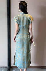 Emerald sheen cheongsam (preorder)