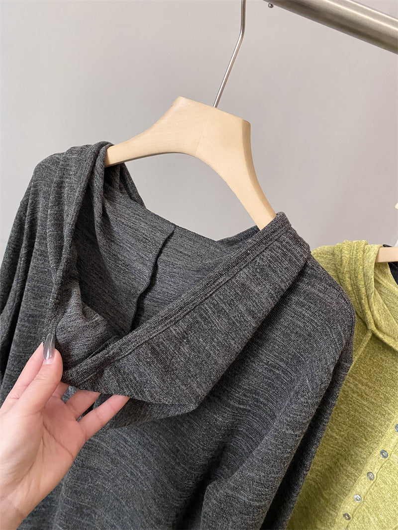 Hoodie slouch top (preorder/ 4 colours)