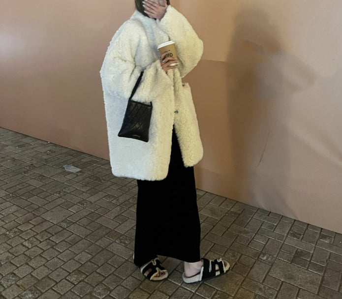 Midi wool jacket (preorder/ 2 colours)