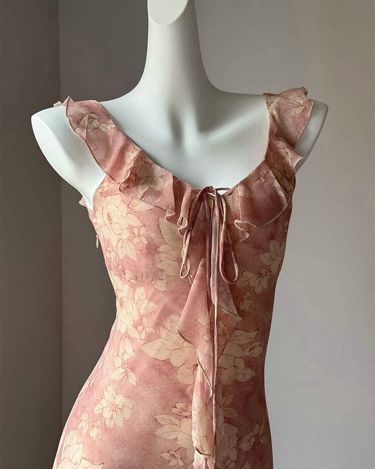 Raven floral dress (preorder)