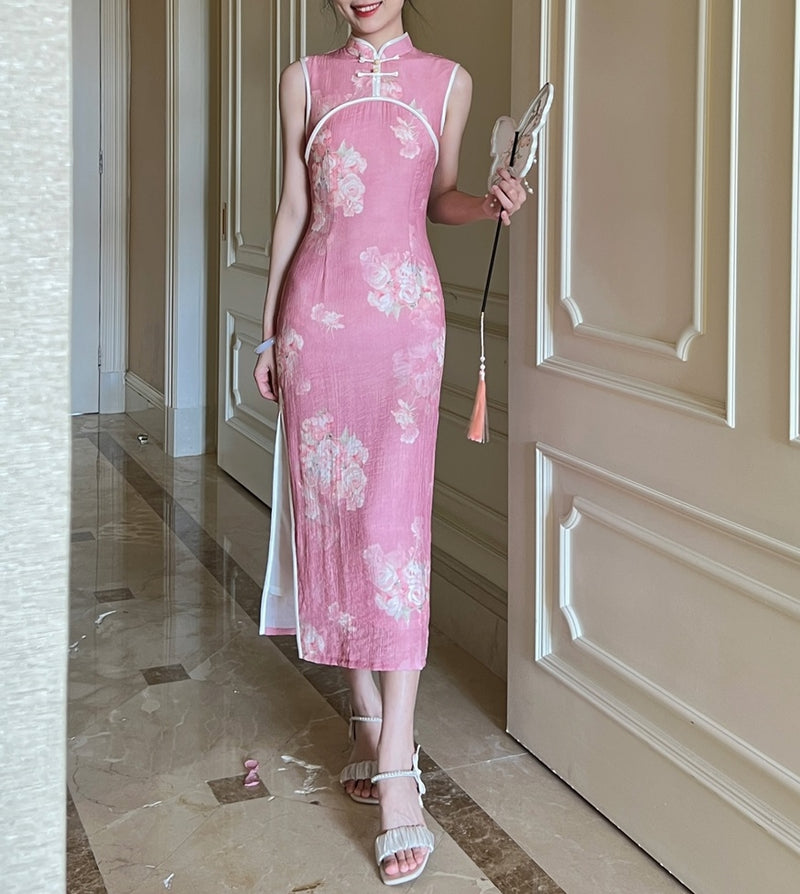 Sandrose cheongsam (preorder/ 2 colours)