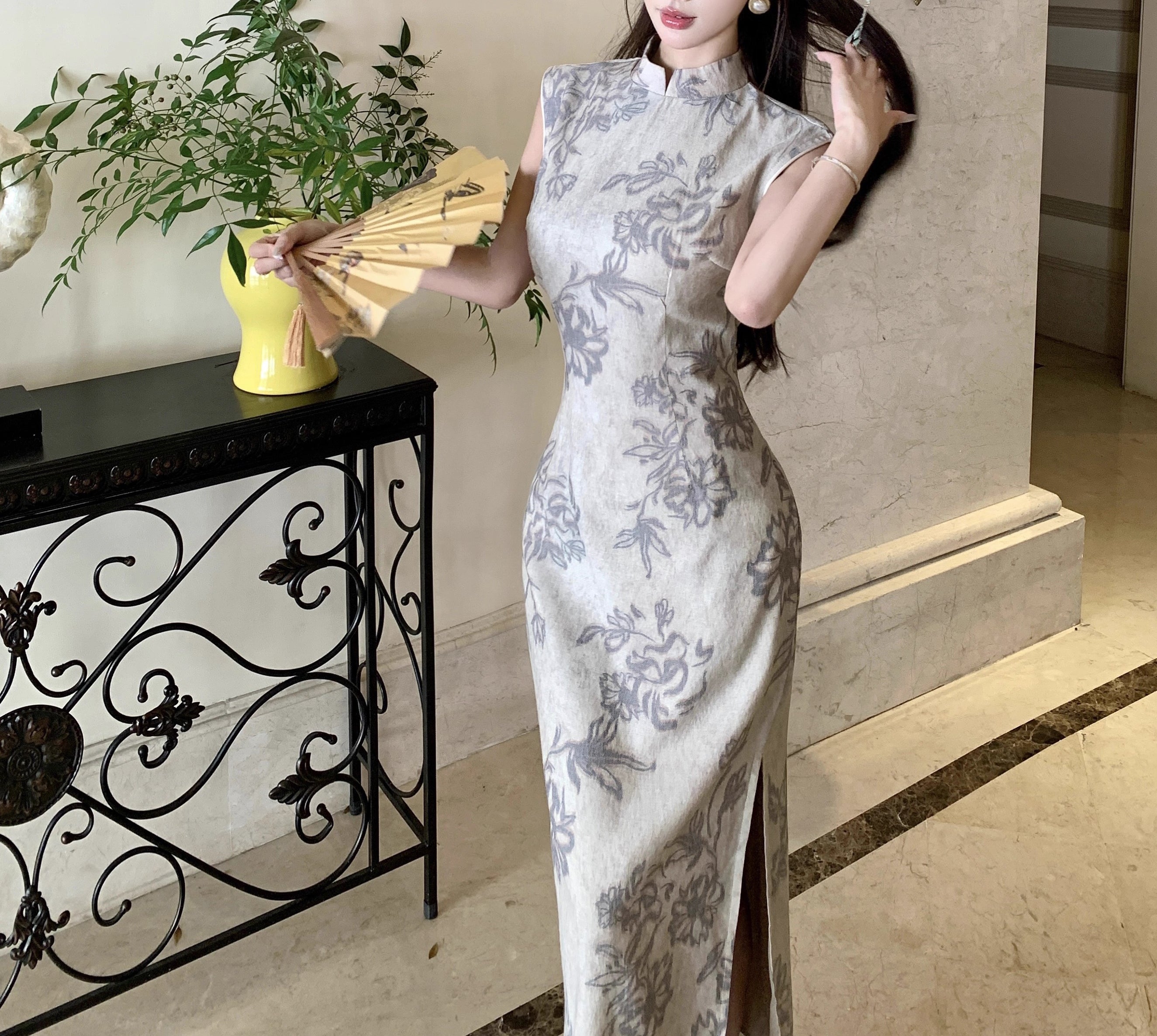 Silver Spring Cheongsam (preorder)