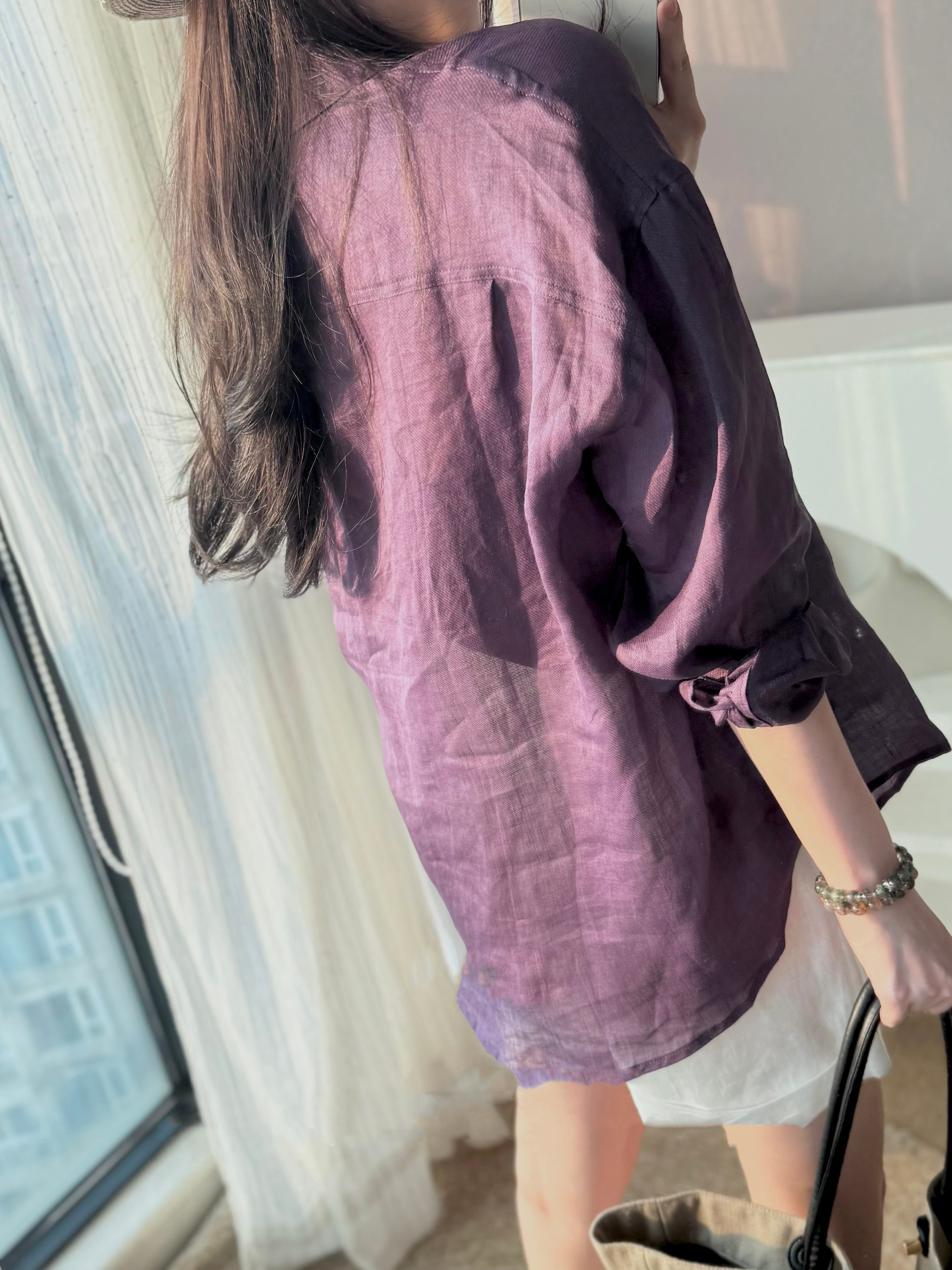 Ramie linen shirt (preorder/ 6 colours)