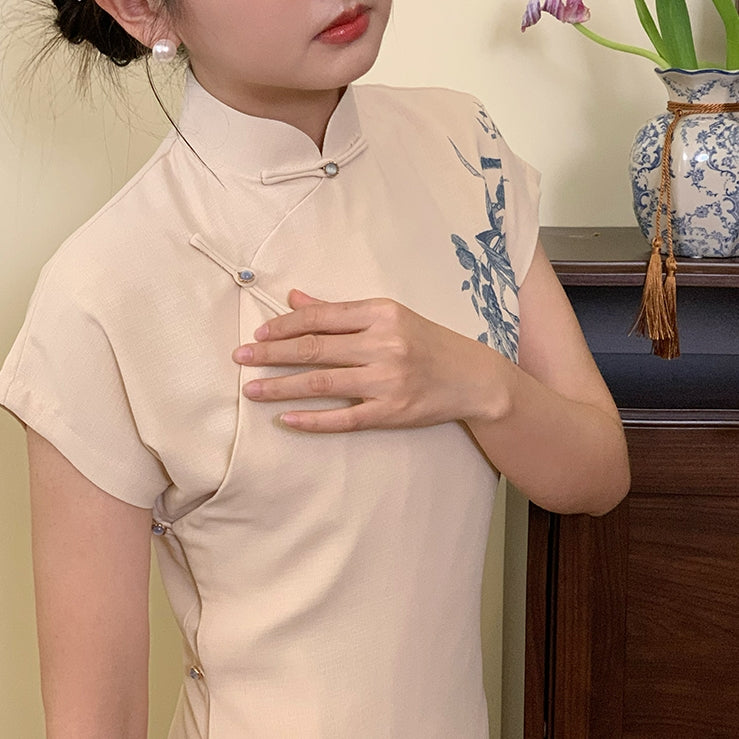 Porcelain cheongsam (preorder)