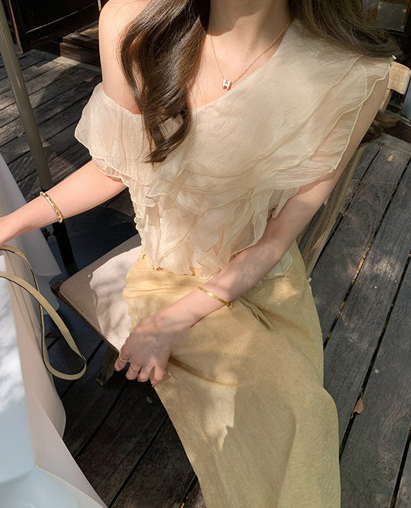 Ruffie top (preorder)