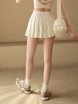 Pleated sports skirt (ready stock in white (S)/ 4 colours)