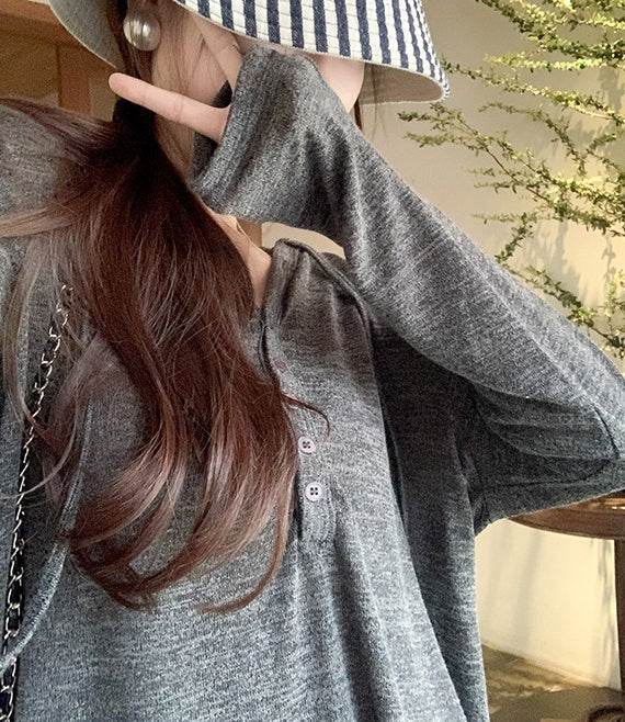 Hoodie slouch top (preorder/ 4 colours)