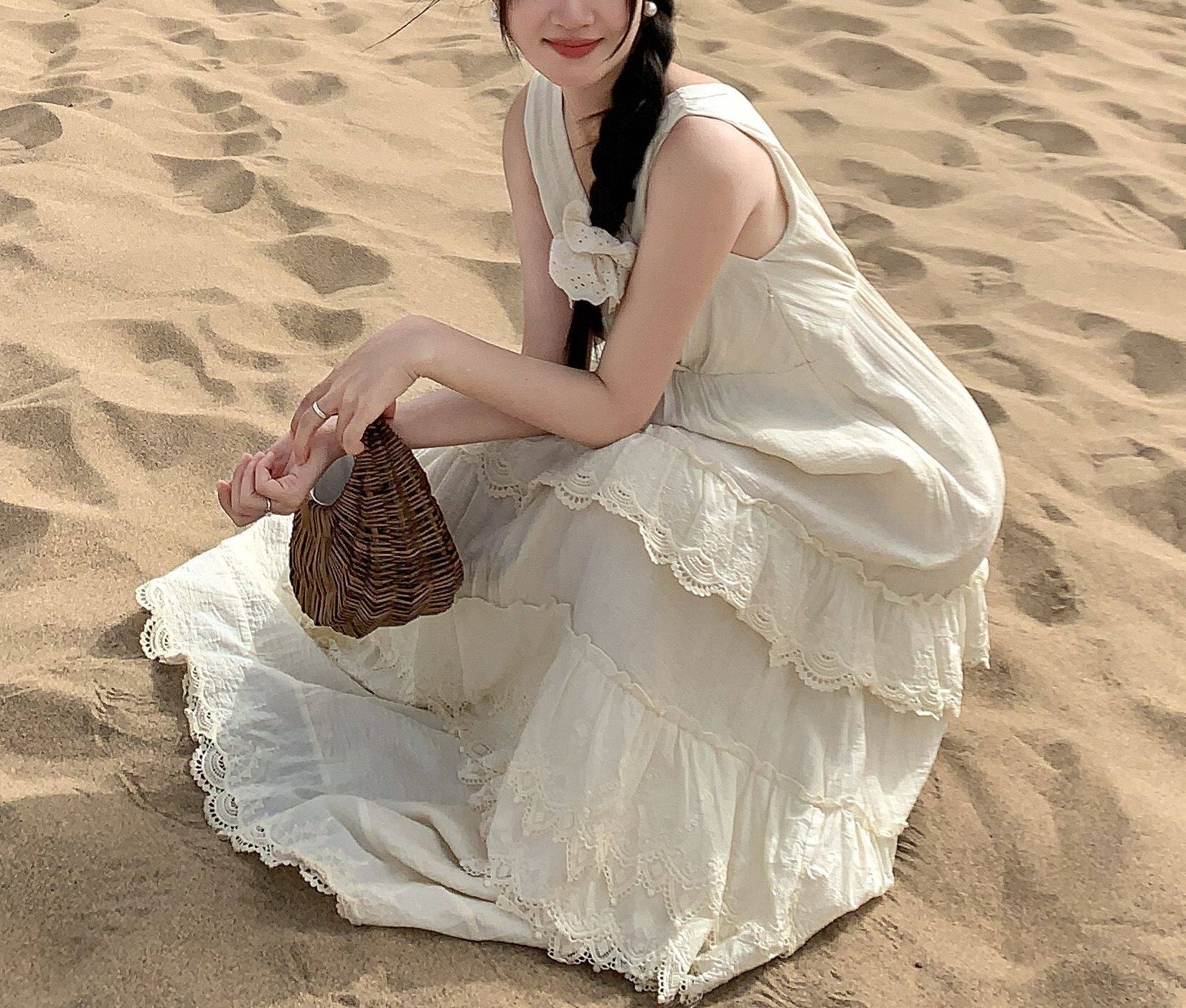 Chiffon Cake Dress (preorder/ 2 colours)