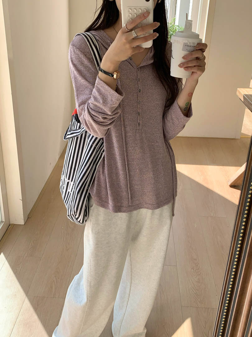 Hoodie slouch top (preorder/ 4 colours)