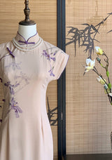 Amethyst Bloom Cheongsam (preorder)