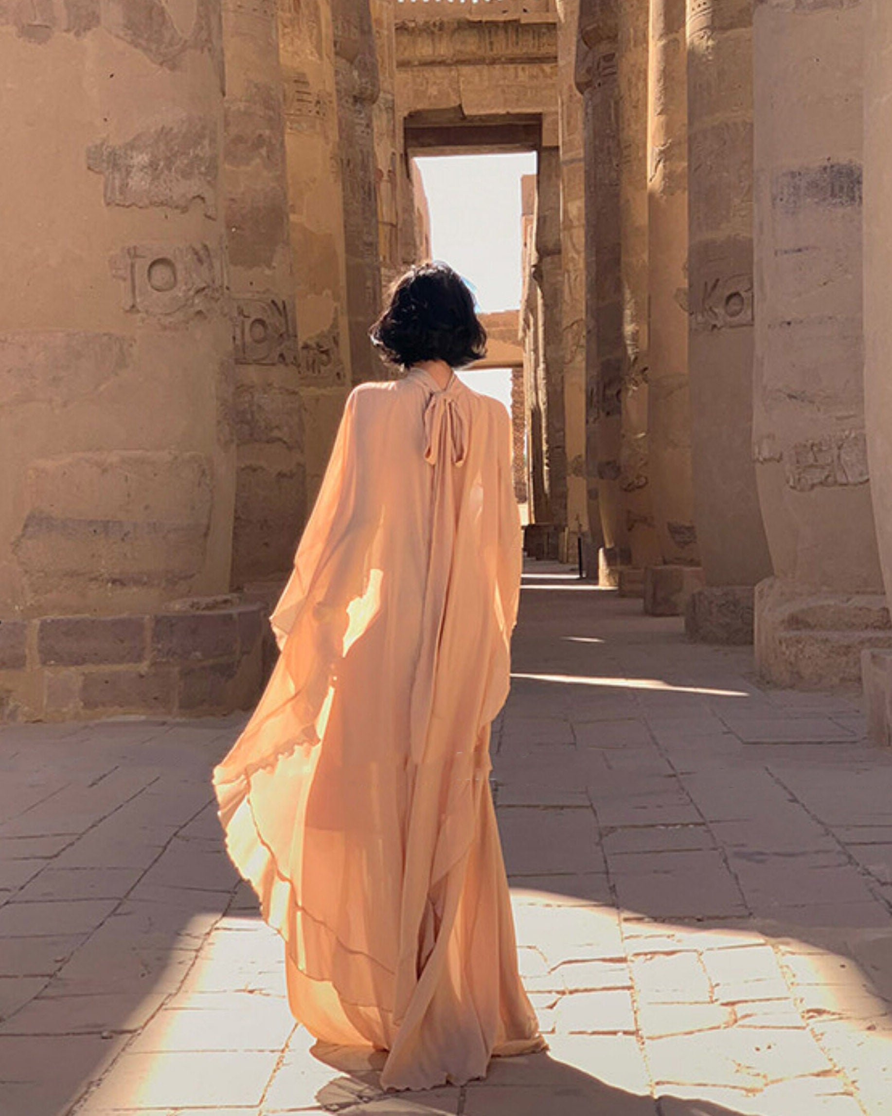 Nude Ethereal Maxi Dress (preorder)