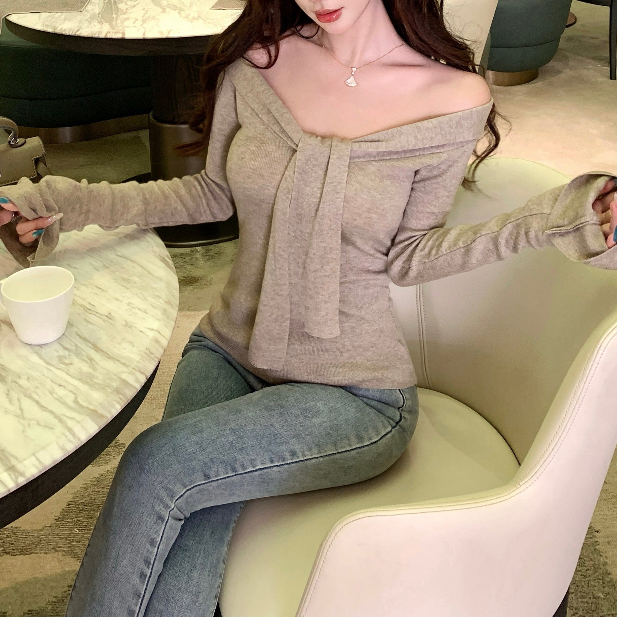 Draped top (preorder/ 4 colours)