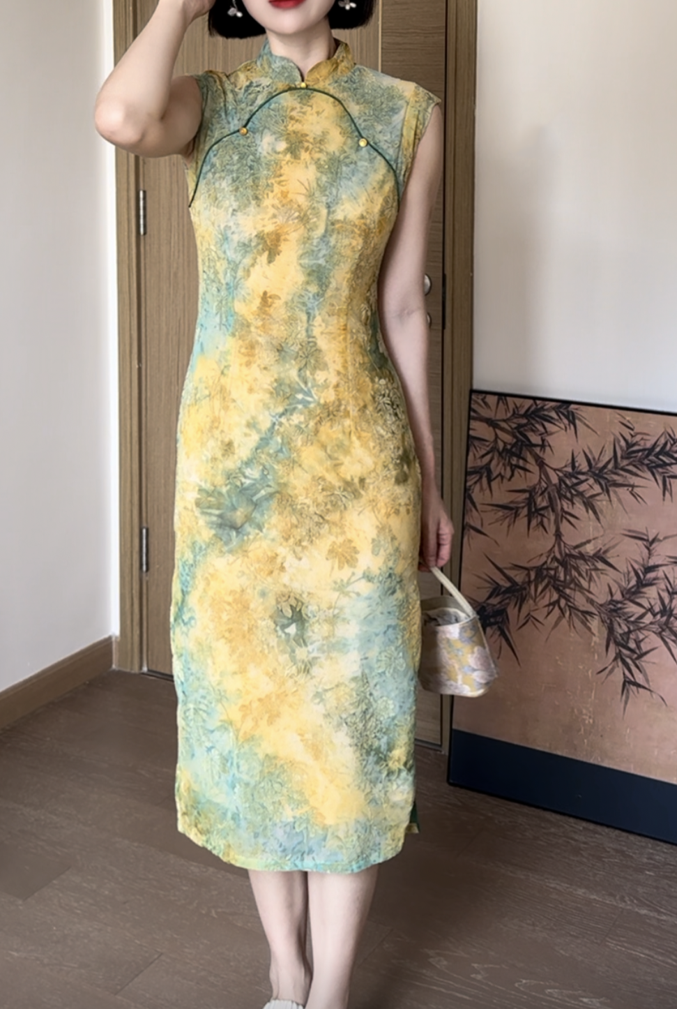 Abe cheongsam (preorder/ 2 colours)