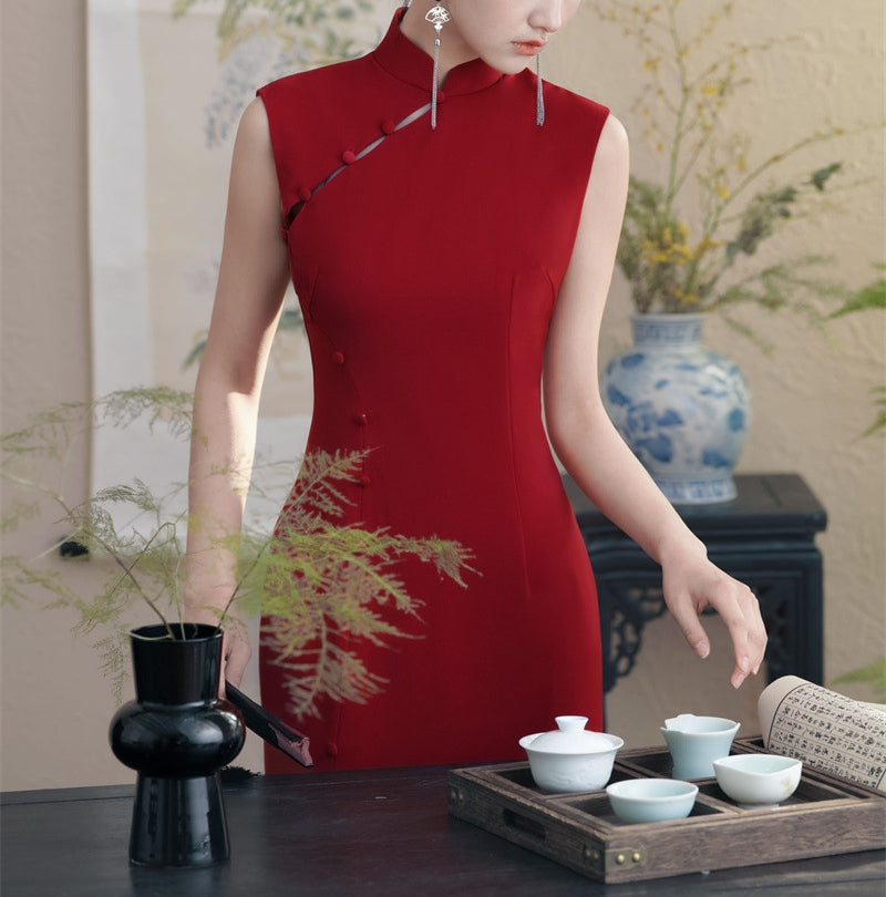 Rosebud cheongsam (ready stock in S&M)