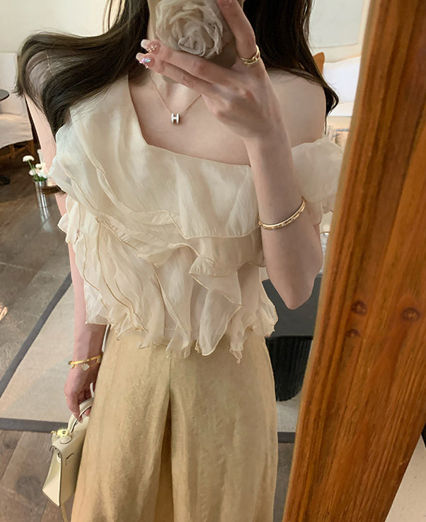 Ruffie top (preorder)