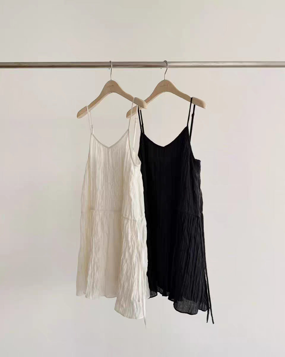 Crinkled dress (preorder/ 2 colours)