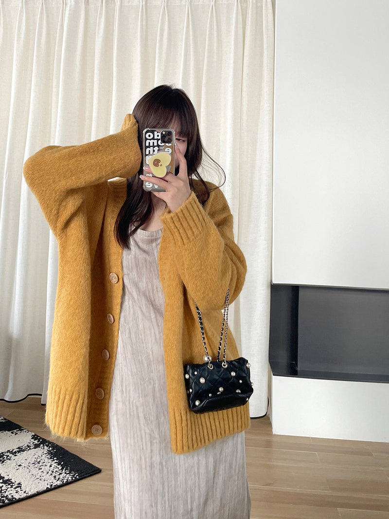 Fuzz cardigan (preorder/ 5 colours)