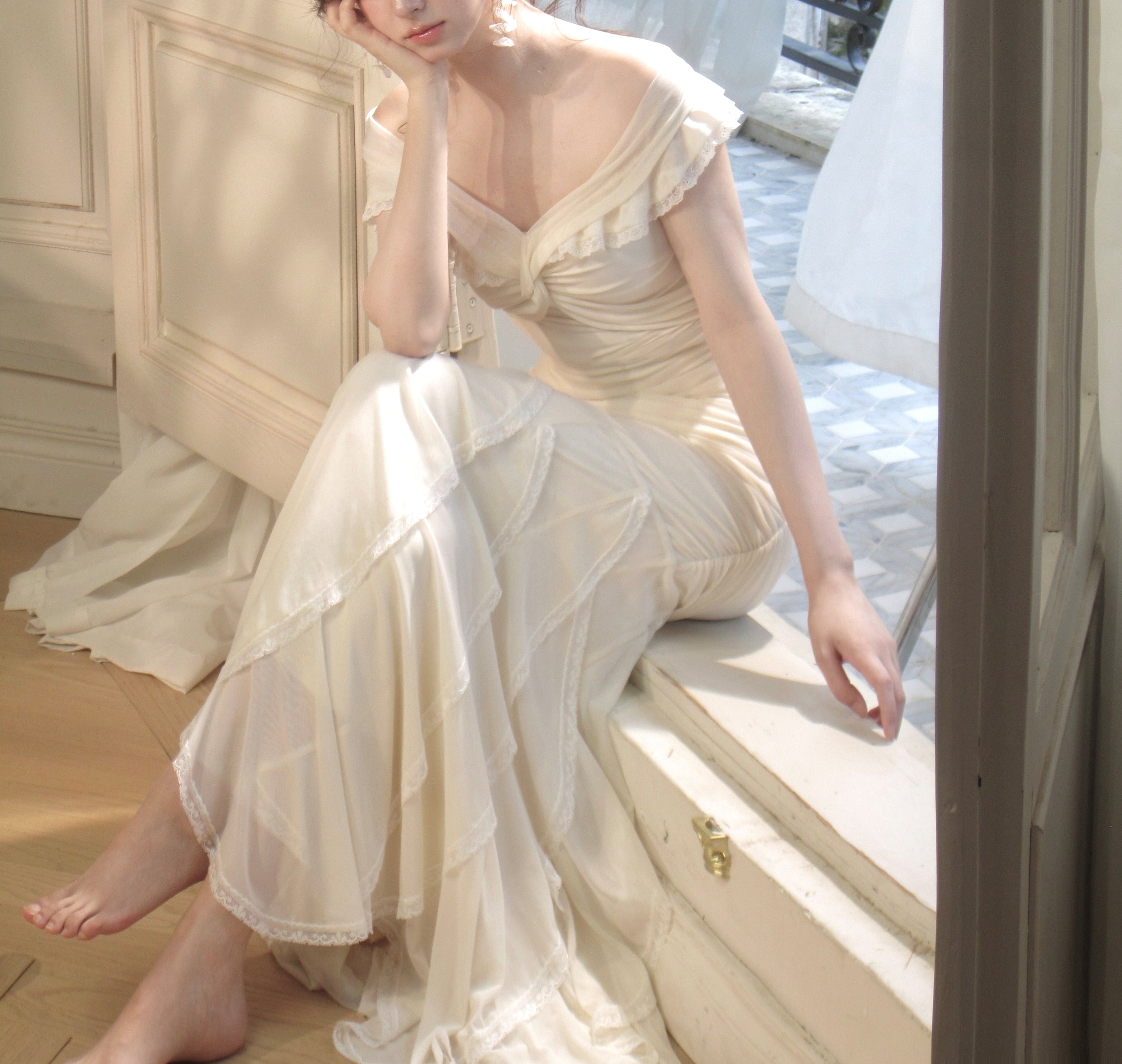 Evanescence dress (ready stock in midi (S)/ 2 lengths)