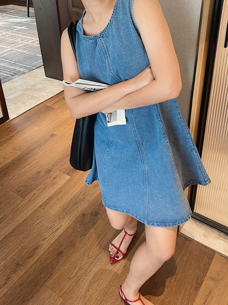 Claude denim dress (preorder)