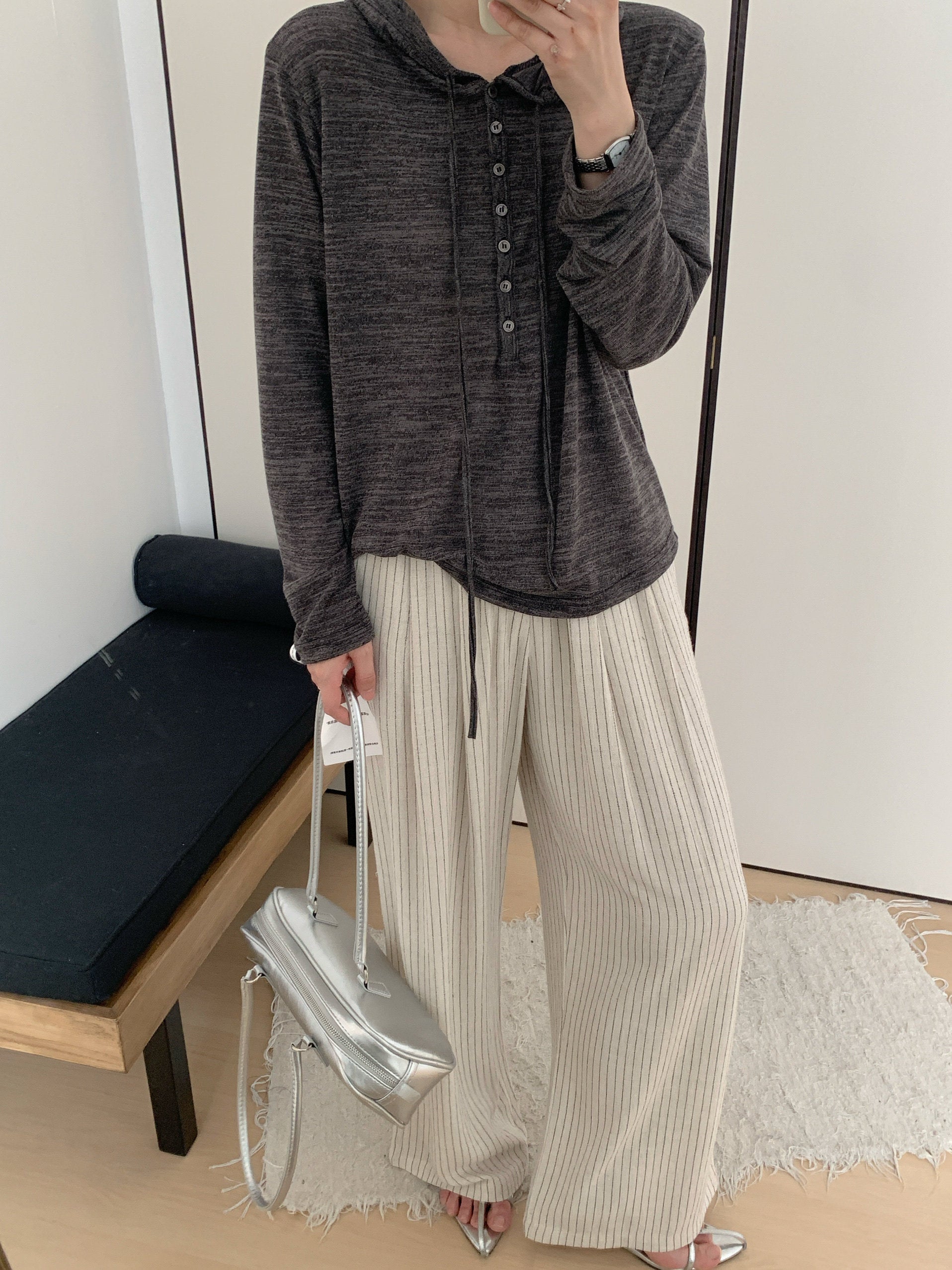 Hoodie slouch top (preorder/ 4 colours)