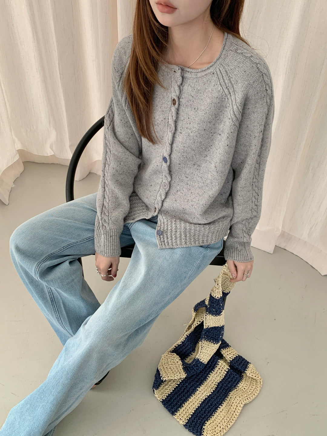 Tricolor Cardigan (preorder/ 3 colours)