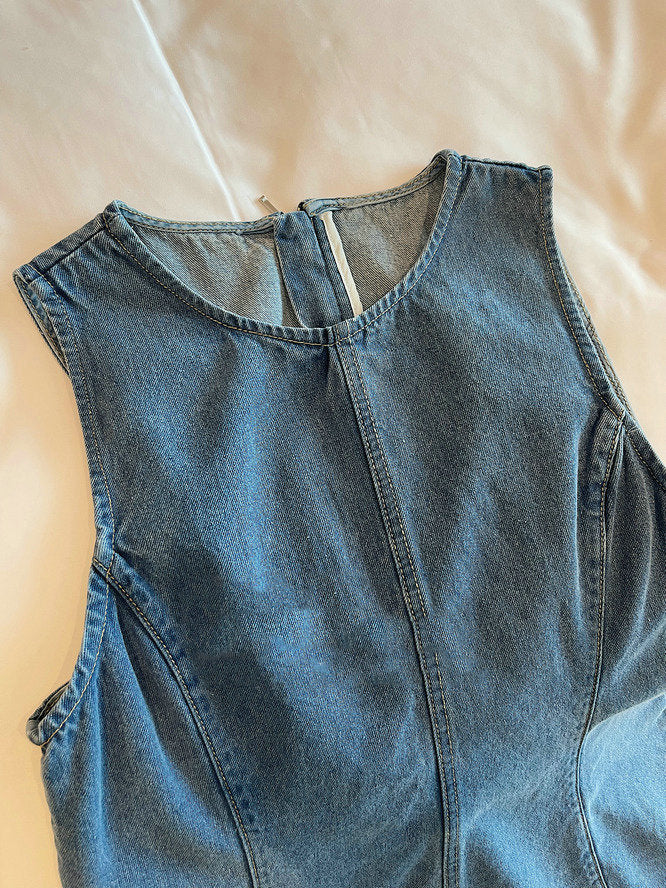 Claude denim dress (preorder)