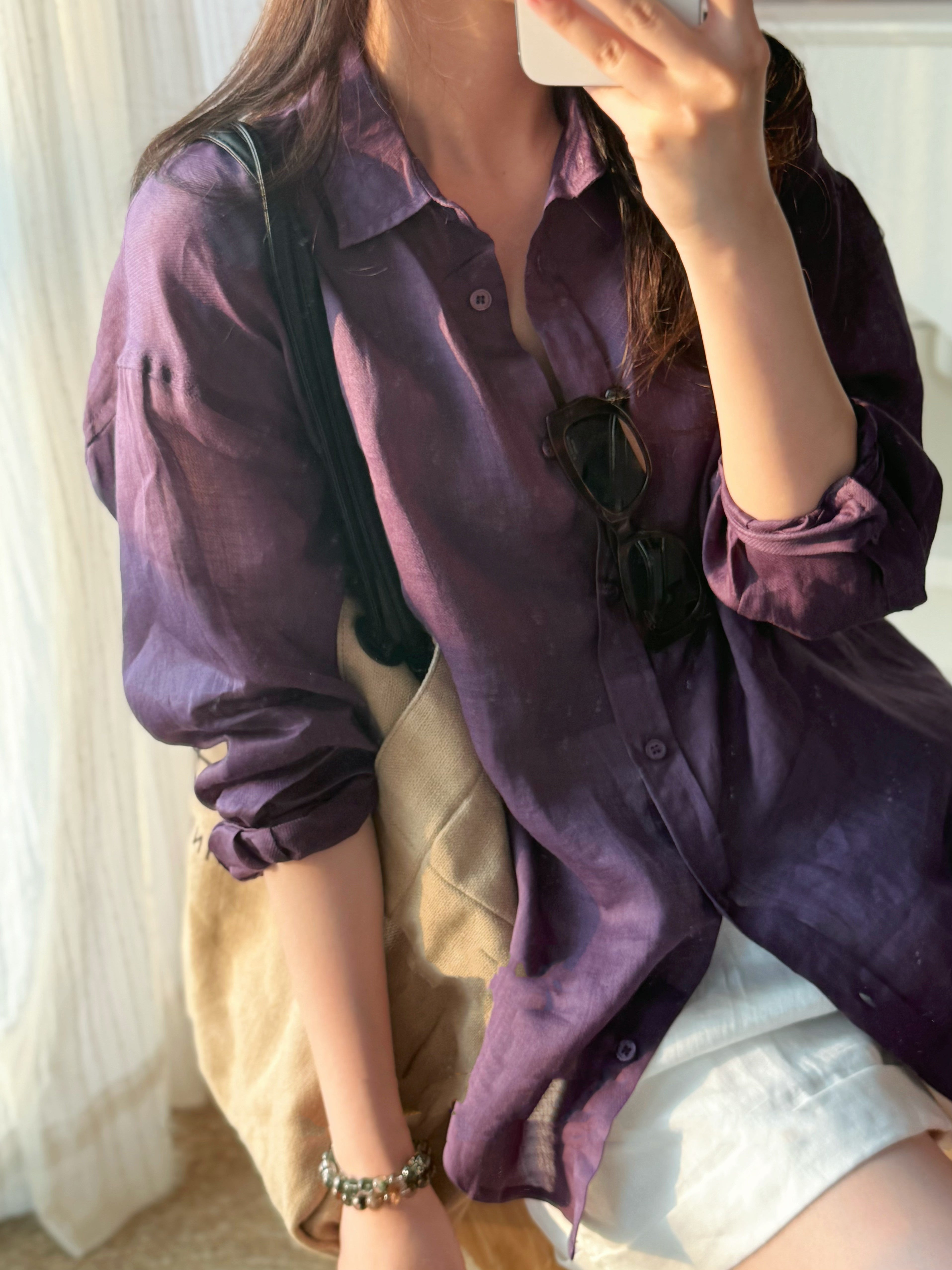 Ramie linen shirt (preorder/ 6 colours)