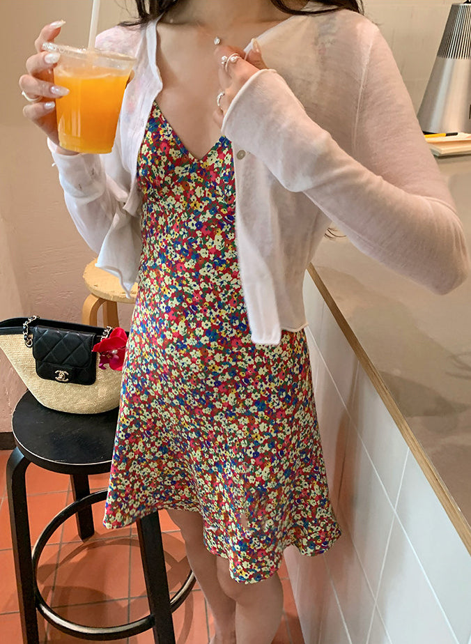 Fue floral dress (preorder/ 2 colours)
