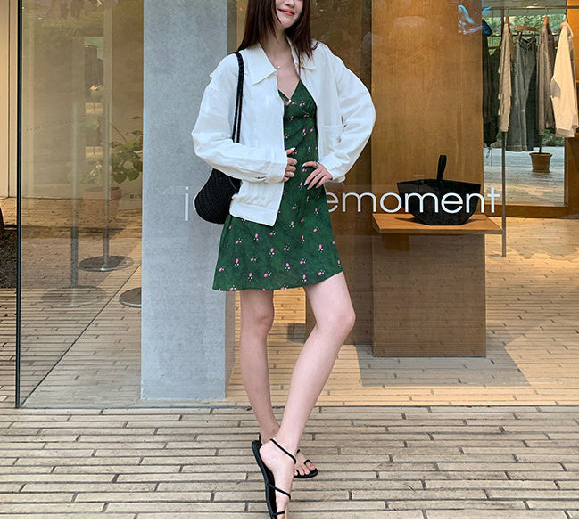 Fue floral dress (preorder/ 2 colours)