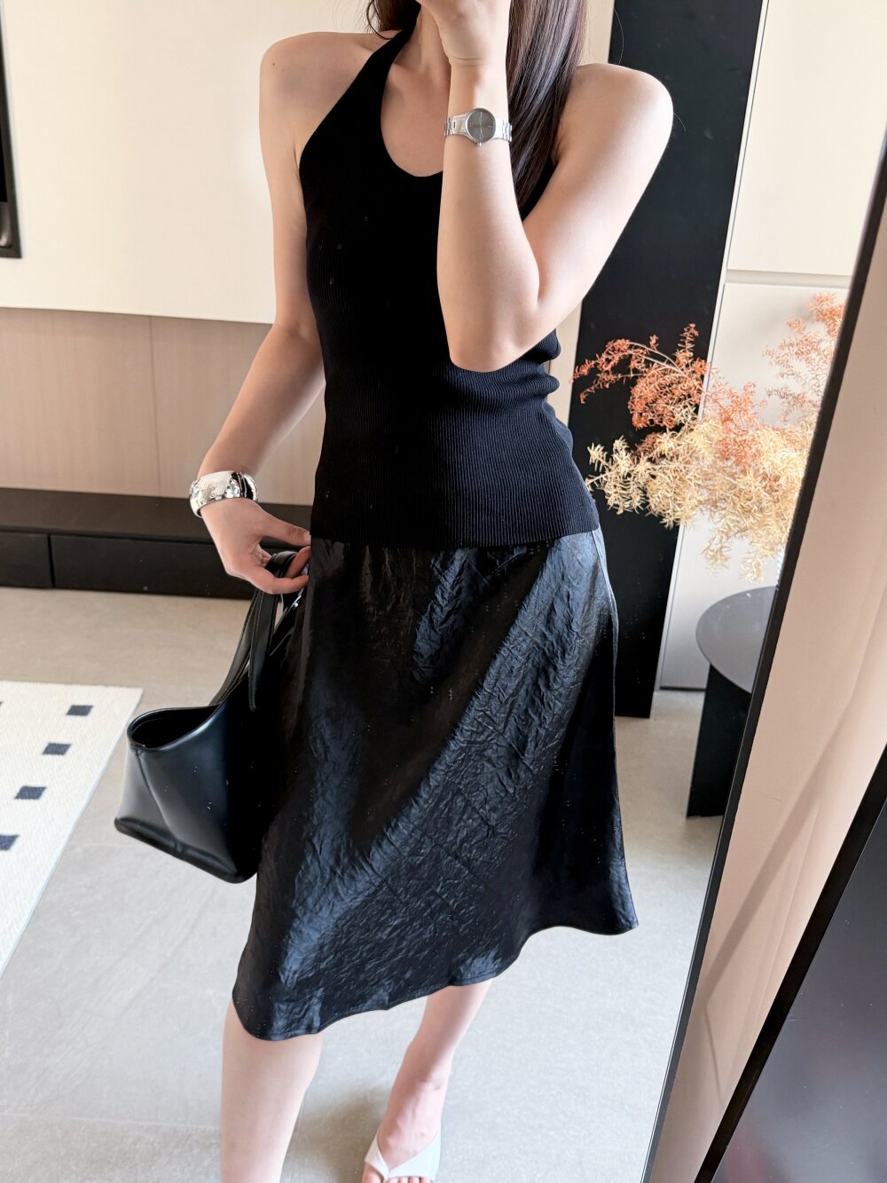 Rhea knee length skirt (preorder/ 3 colours)