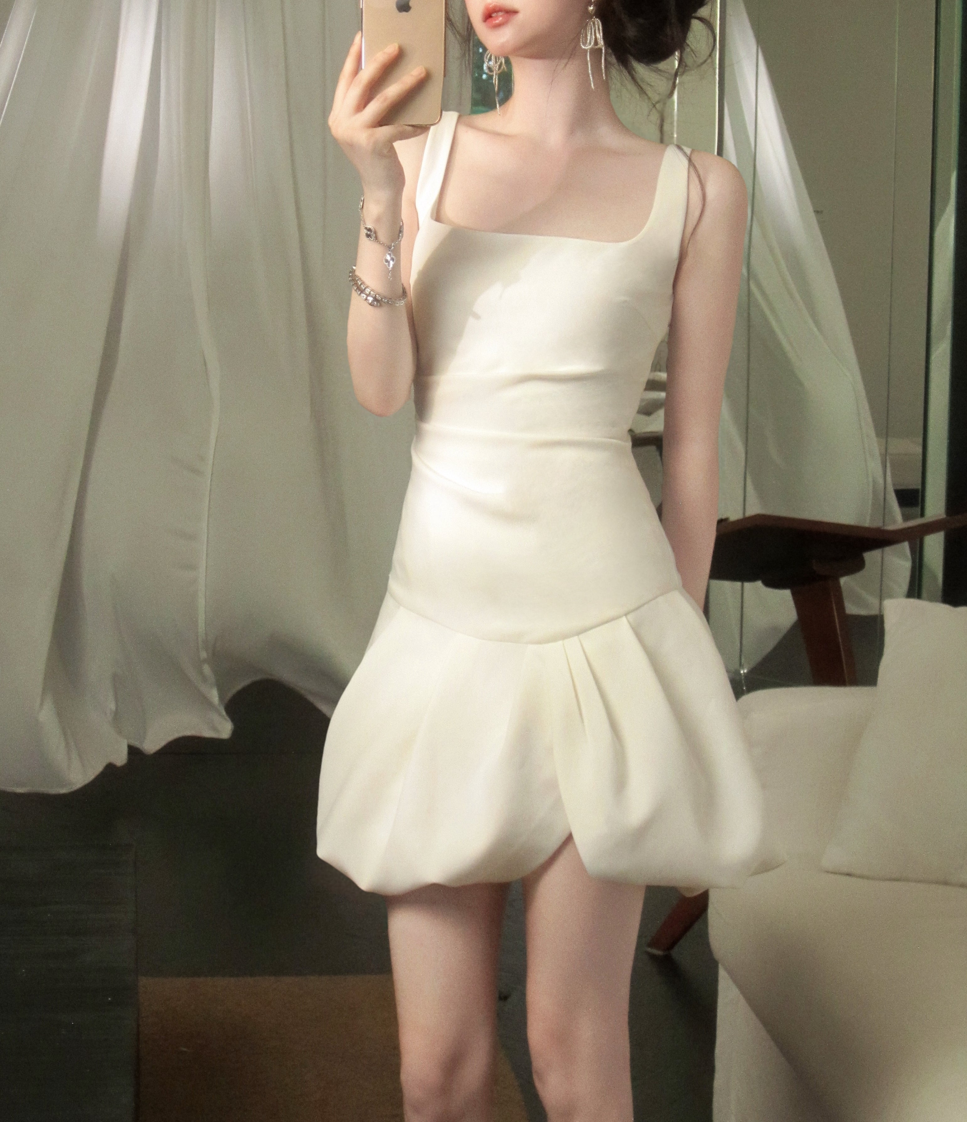 Pouf dress (preorder/ 2 colours)