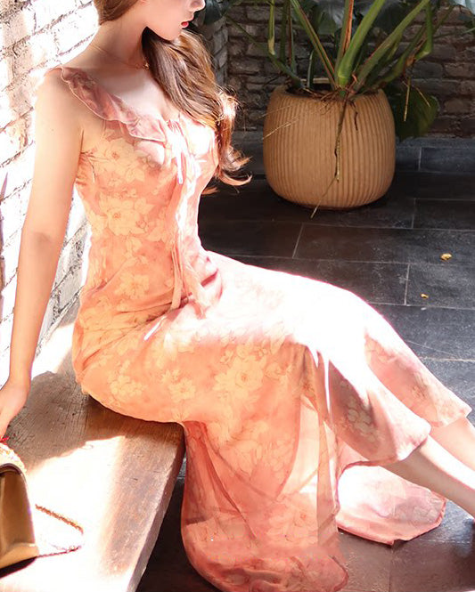 Raven floral dress (preorder)