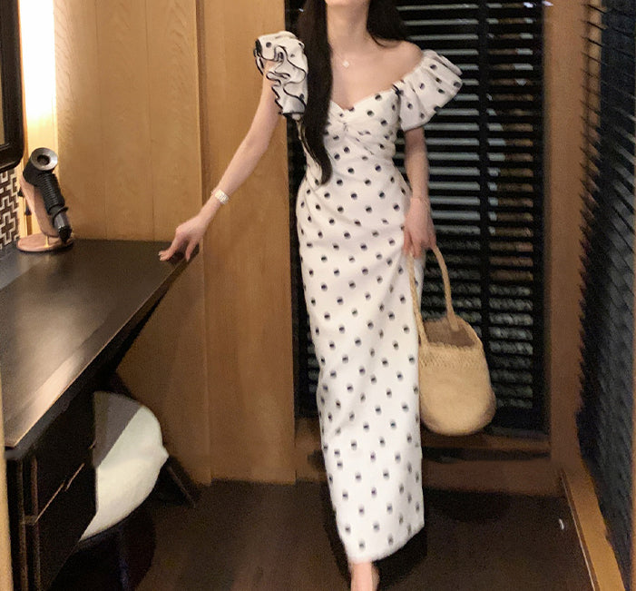 Polky dress (preorder/ 2 colours)