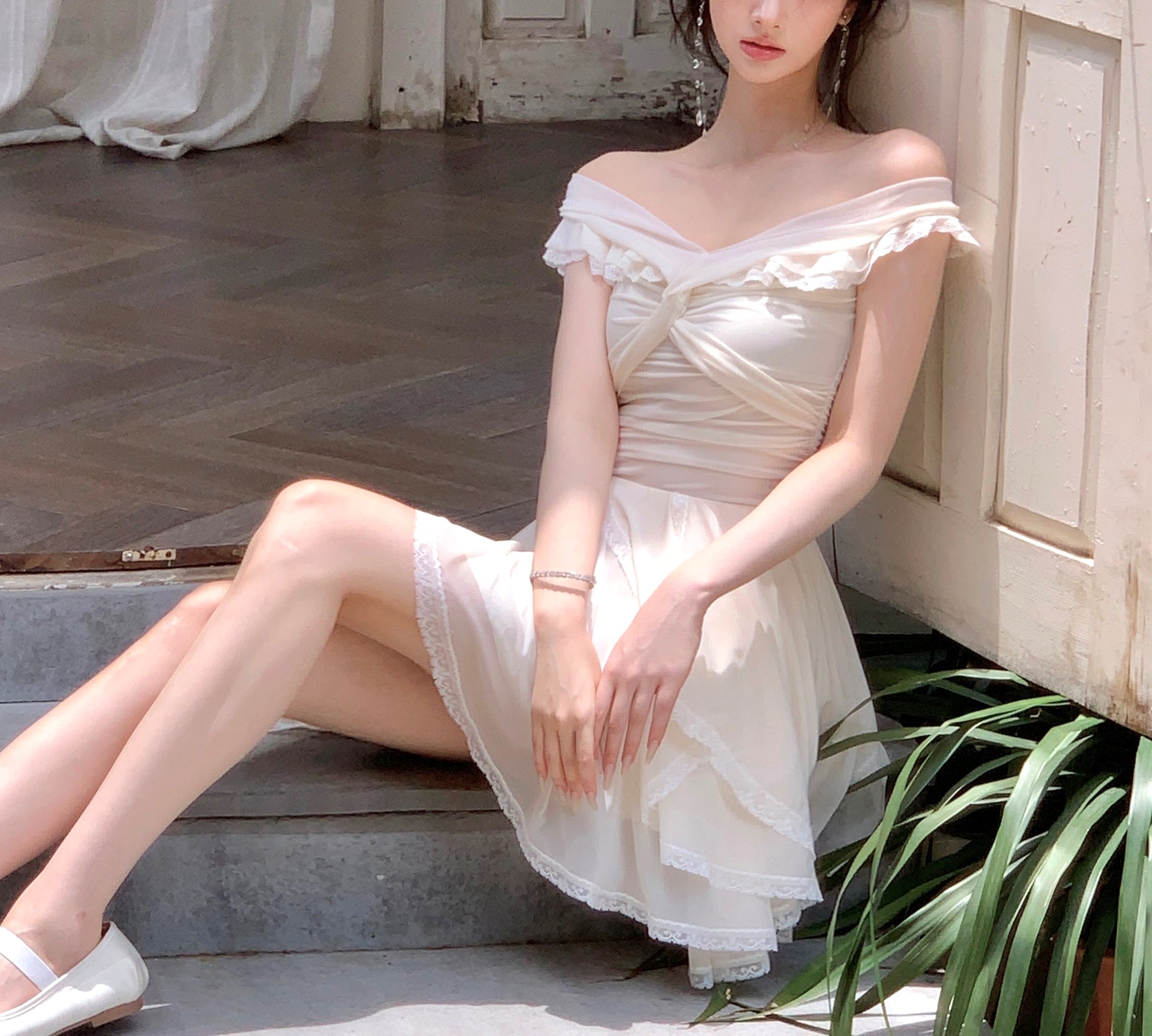 Evanescence dress (ready stock in midi (S)/ 2 lengths)