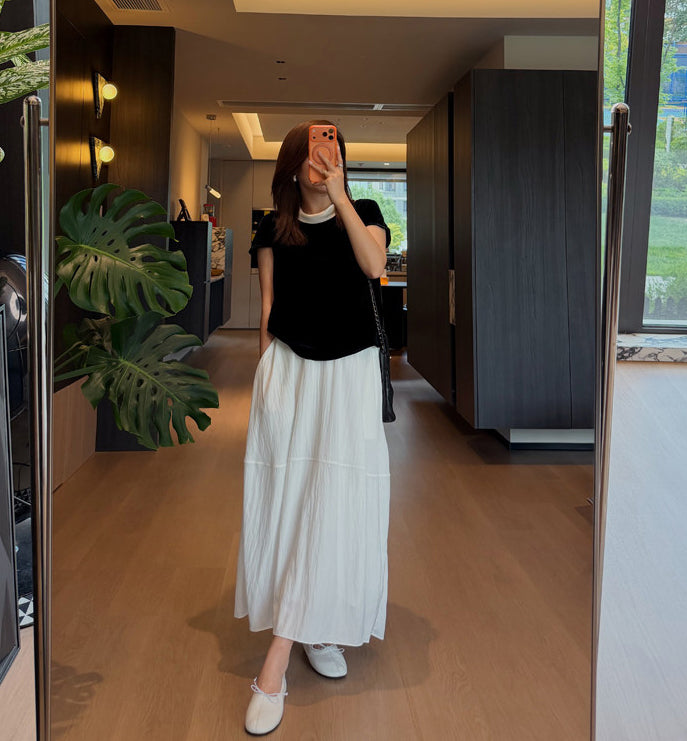 Velvet hepburn top (preorder/ 2 styles)