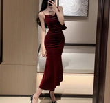 Gion velvet dress (preorder/ 2 colours)