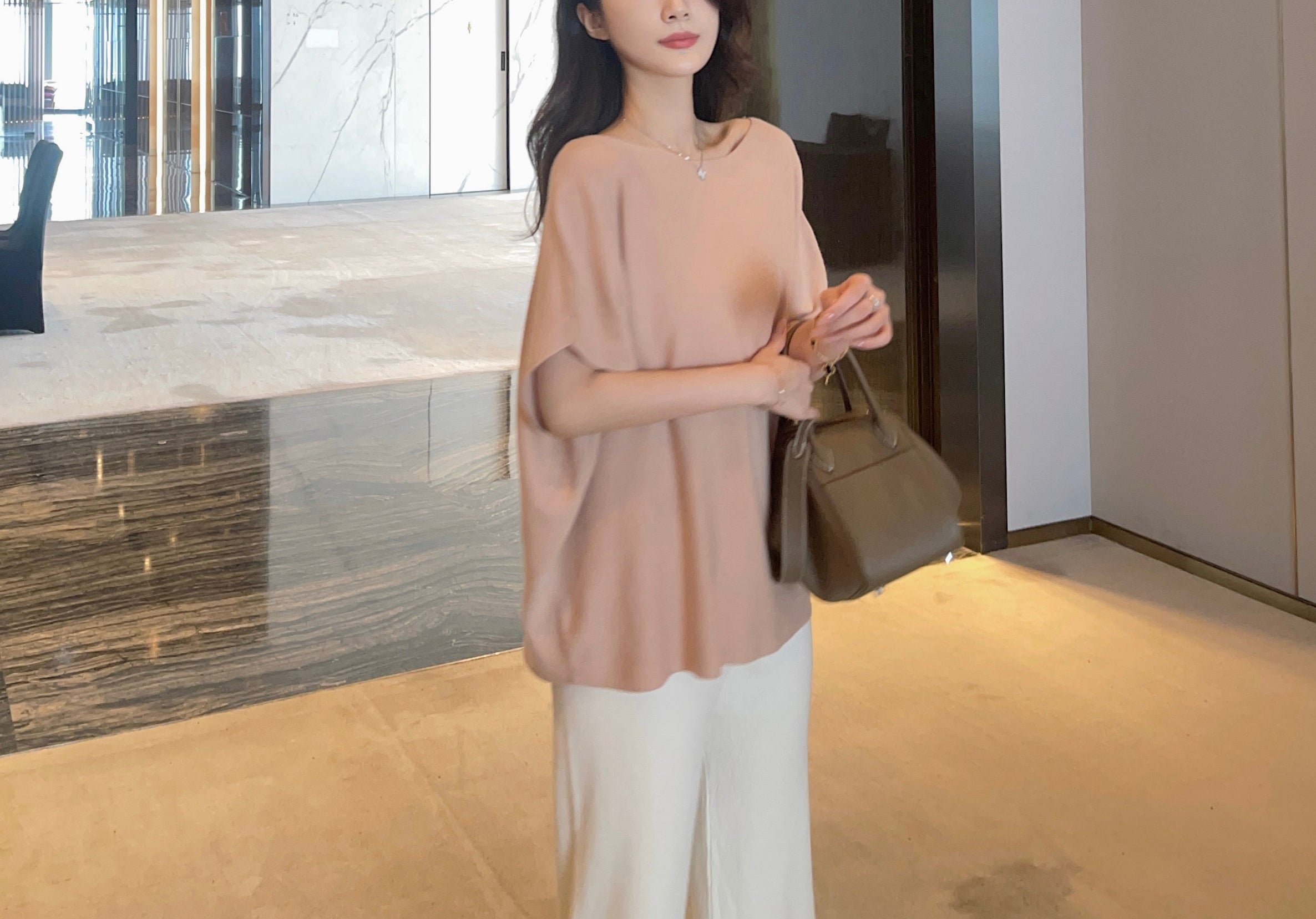 Iris top (ready stock in pink/ 4 colours)