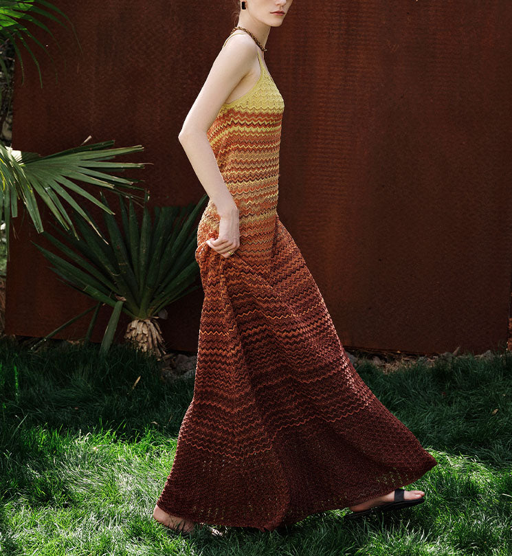 Sunset gradient dress (preorder)