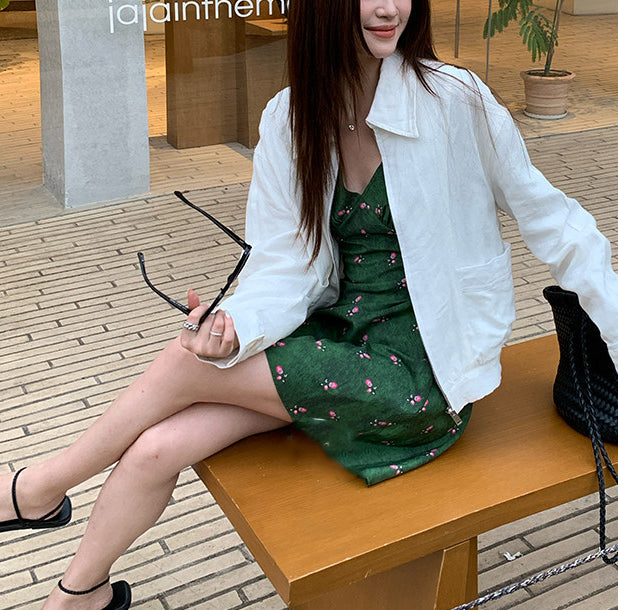 Fue floral dress (preorder/ 2 colours)